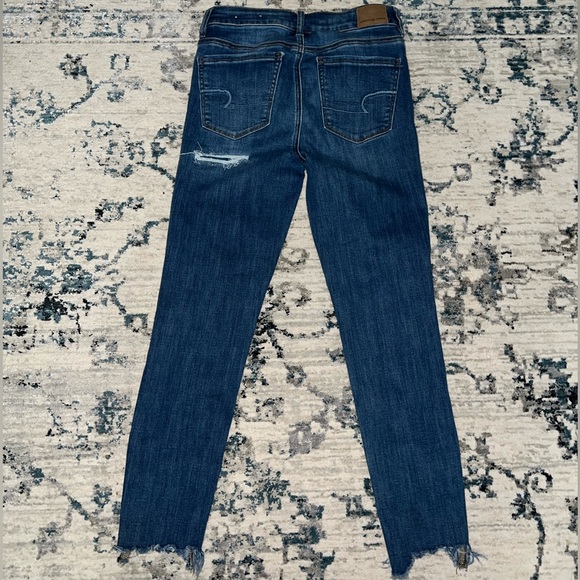 AE Blue Ripped Jeans - Picture 2 of 3